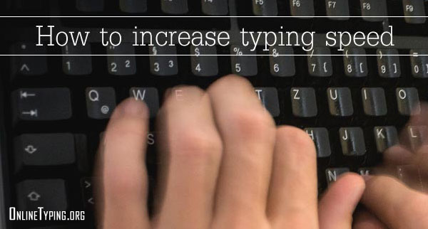 improve typing speed